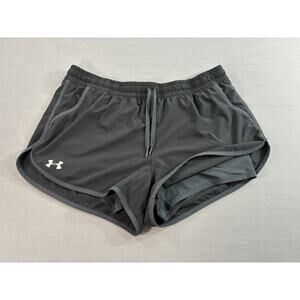 Under Armour Men’s Running Shorts Black Drawstring Athletic Gym Training Jog